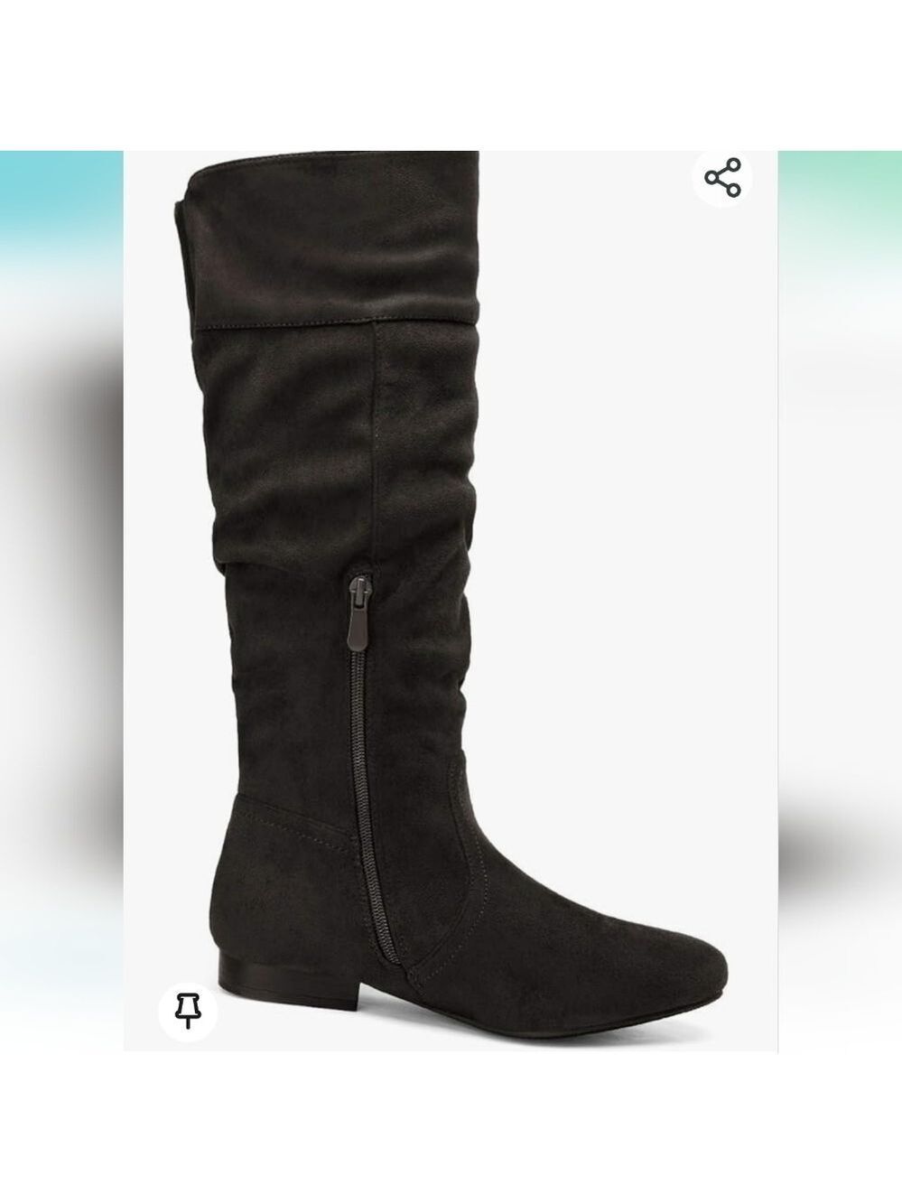DREAM PAIRS Women's Knee High Pull On With Side Zipper Winter Boots Size 7